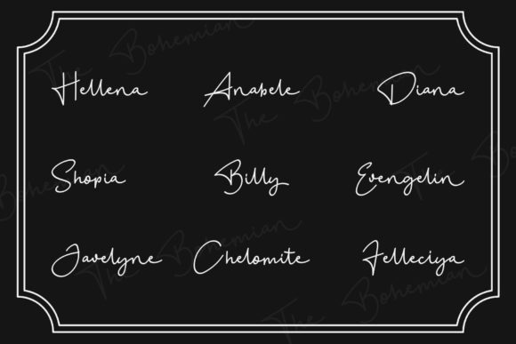 Bohemian Font - Preview 3