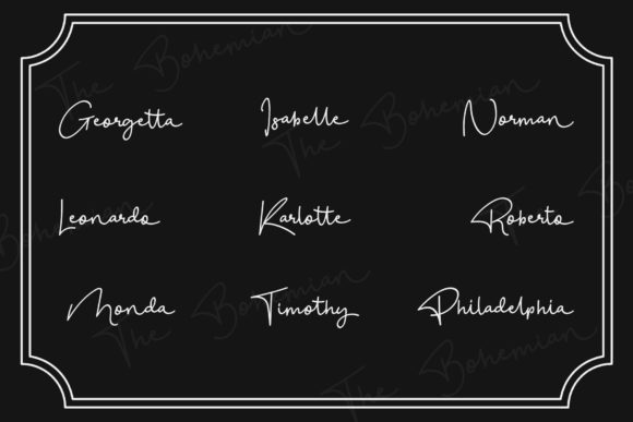 Bohemian Font - Preview 4