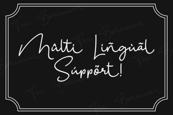 Bohemian Font - Preview 5