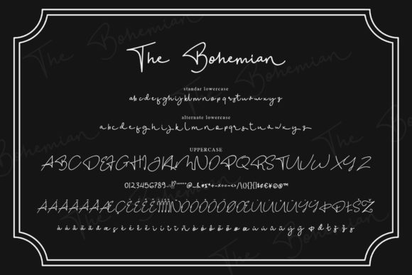 Bohemian Font - Preview 6