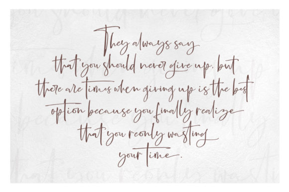 Boisterous Script Font - Preview 5