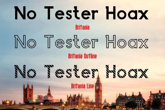 Britania Font - Preview 2