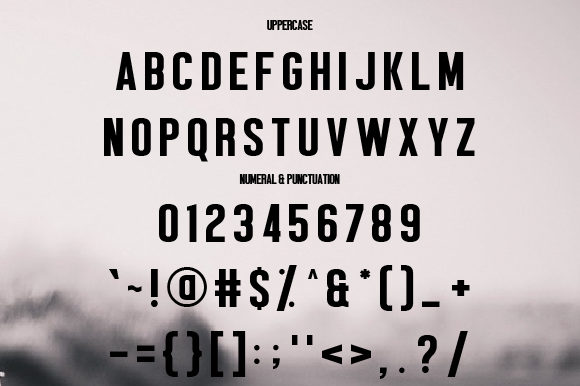 CAD Font - Preview 1