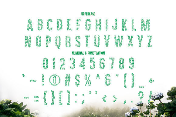 Clorofil Font PNG with transparent background - Preview 1