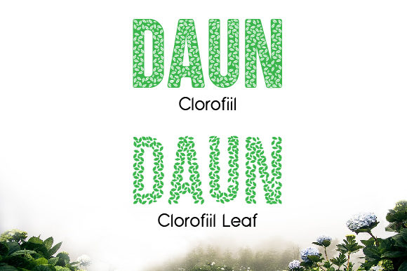 Clorofil Font PNG with transparent background - Preview 2