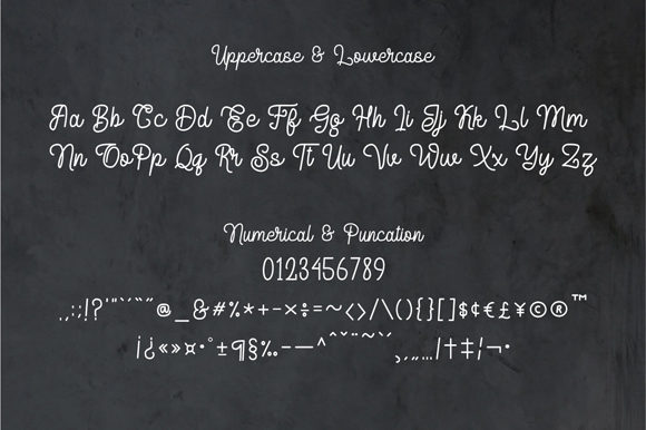 Delponta Script Font PNG with transparent background - Preview 2