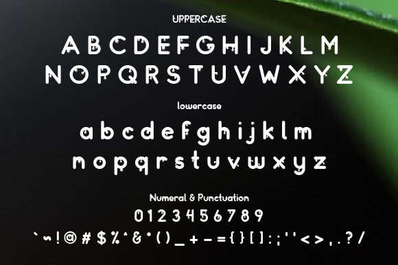 Drops Font - Preview 1