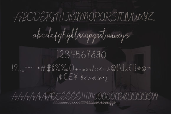 Elabama Font PNG with transparent background - Preview 4
