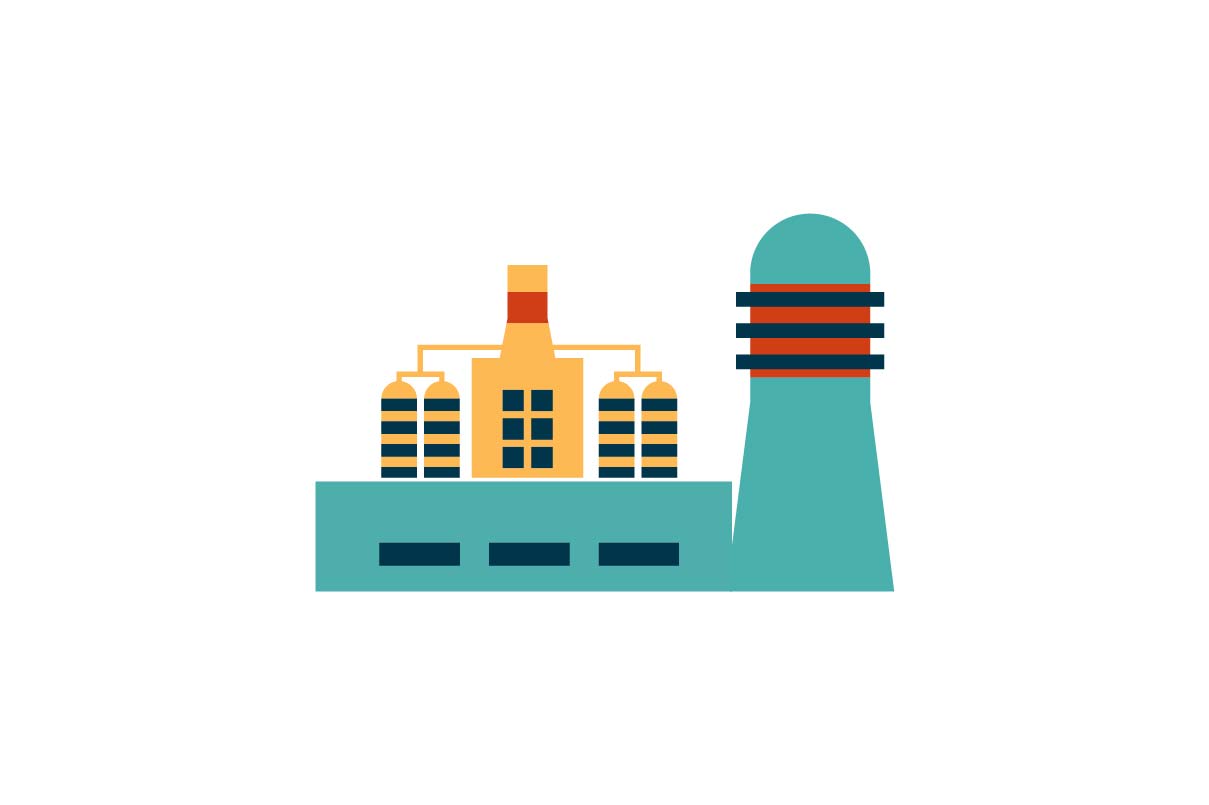 Factory, Industry, Manufactory Icon Vector EPS 10 Graphic by Hoeda80 ...