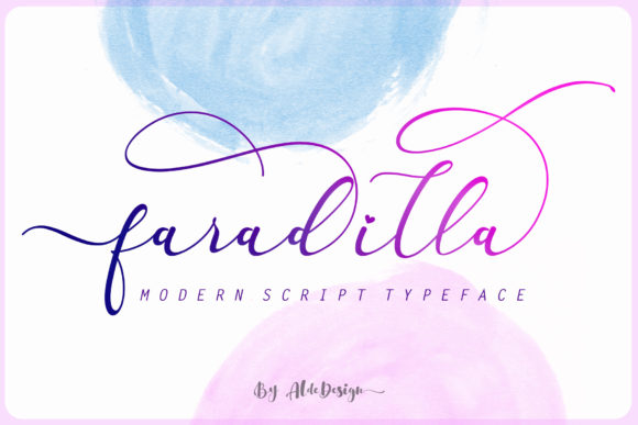 Faradilla Script Font - Preview 1