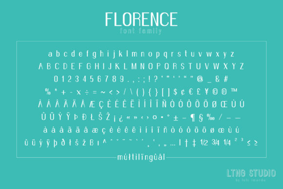 Florence Family Font - Preview 2