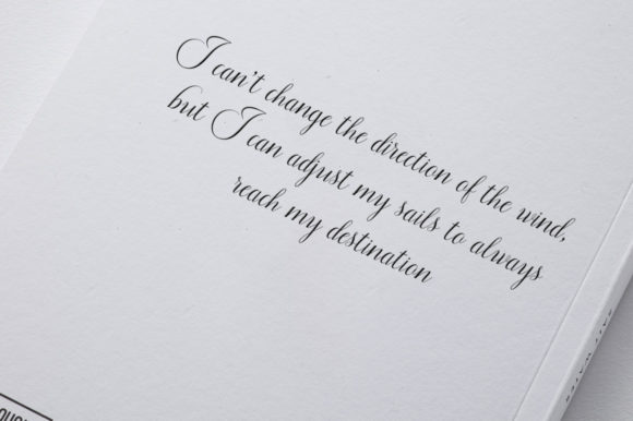 Floural Script Font PNG with transparent background - Preview 4