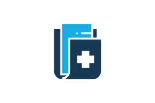 Blue Theme Folder Icon - Medical Graphic by rudezstudio · Creative Fabrica