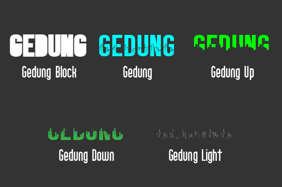 Gedung Font - Preview 2