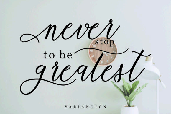 Guardian Script Font PNG with transparent background - Preview 3