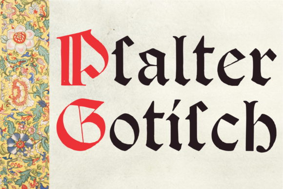 Gutemberg Psalter Gotisch Duo Font - Preview 1