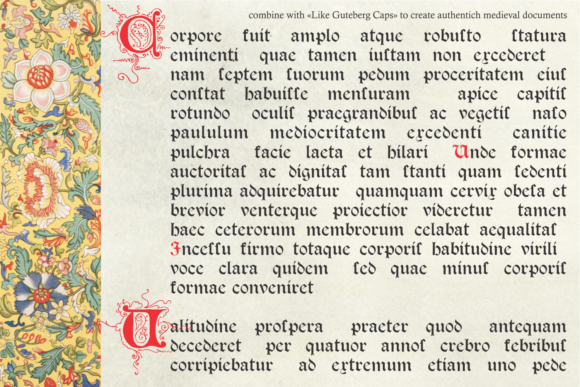 Gutemberg Psalter Gotisch Duo Font - Preview 2