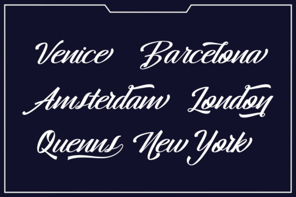 Hangberd Script Font - Preview 1