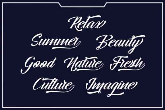 Hangberd Script Font - Preview 3