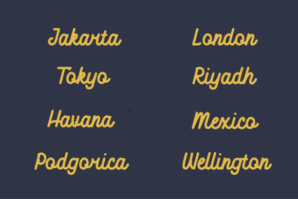 Hellodilo Font PNG with transparent background - Preview 1