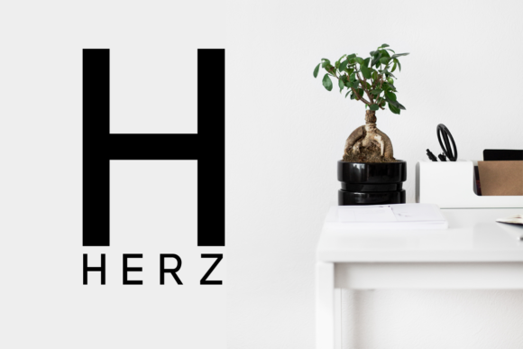 Herz Font PNG with transparent background - Preview 2