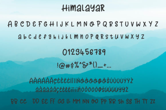 Himalayar Font PNG with transparent background - Preview 6
