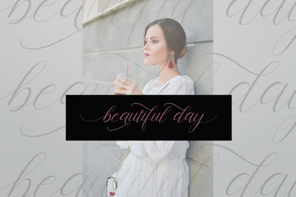 Holland Script Font PNG with transparent background - Preview 4