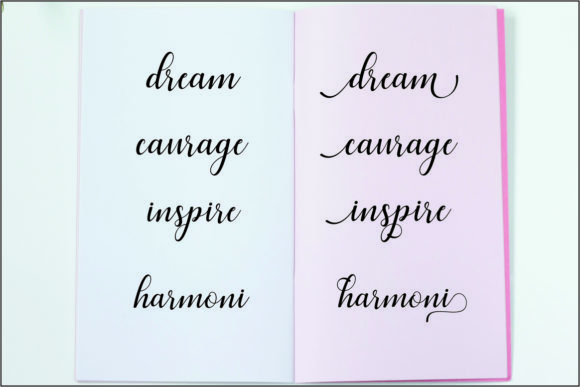 Home Dream Script Font PNG with transparent background - Preview 3