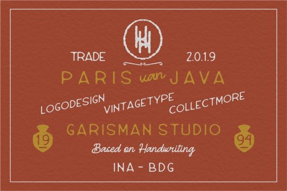 Hoolegan Duo Font PNG with transparent background - Preview 3