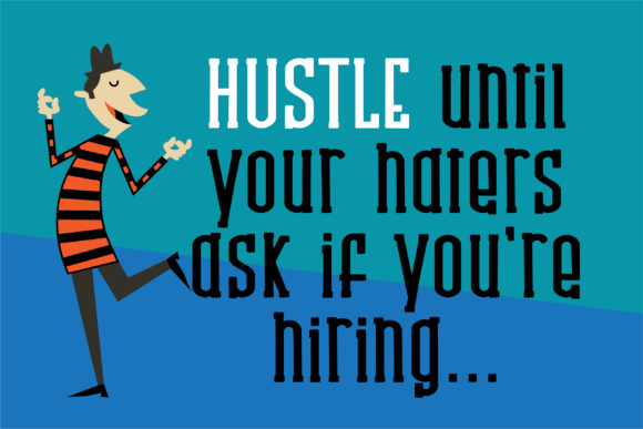Hustle Timely Font PNG with transparent background - Preview 1