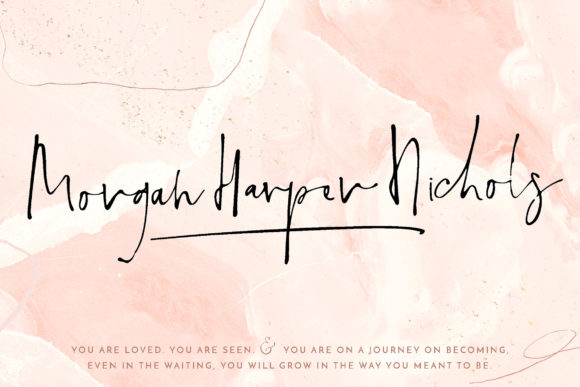 Lenka Morris Font PNG with transparent background - Preview 2