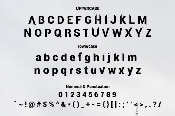 Minang Font PNG with transparent background - Preview 1
