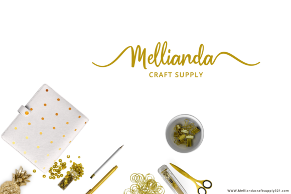 Moontello Script Font PNG with transparent background - Preview 3