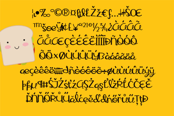 Mother Mayonnaise Font PNG with transparent background - Preview 3