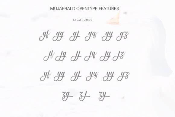 Mujaerald Font PNG with transparent background - Preview 6