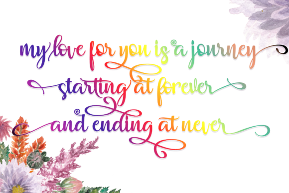 Muliana Script Font PNG with transparent background - Preview 5