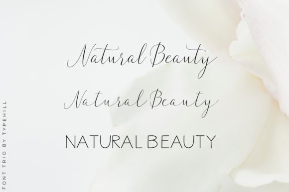 Natural Beauty Duo Font PNG with transparent background - Preview 2