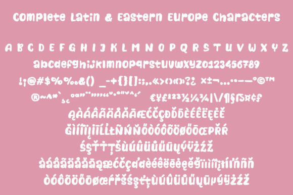 Naturalistic Playground Font PNG with transparent background - Preview 5