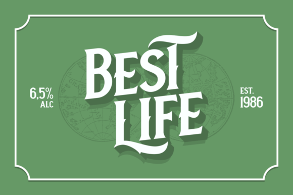 Neue Stanley Font PNG with transparent background - Preview 3