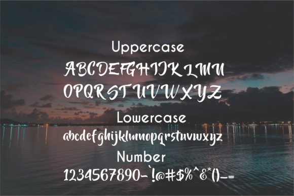 North Landon Script Font PNG with transparent background - Preview 6