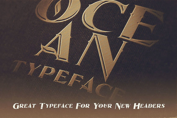 Ocean Family Font PNG with transparent background - Preview 5