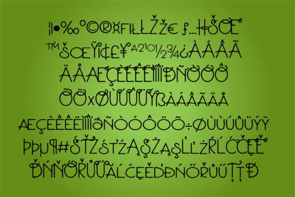 Parsnipity Font PNG with transparent background - Preview 1