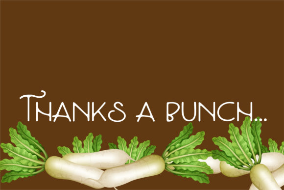 Parsnipity Font PNG with transparent background - Preview 3