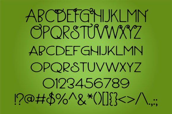 Parsnipity Font PNG with transparent background - Preview 4
