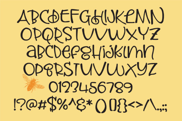 Pretty Fly Font PNG with transparent background - Preview 1