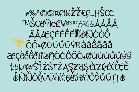 Pretty Fly Font PNG with transparent background - Preview 2