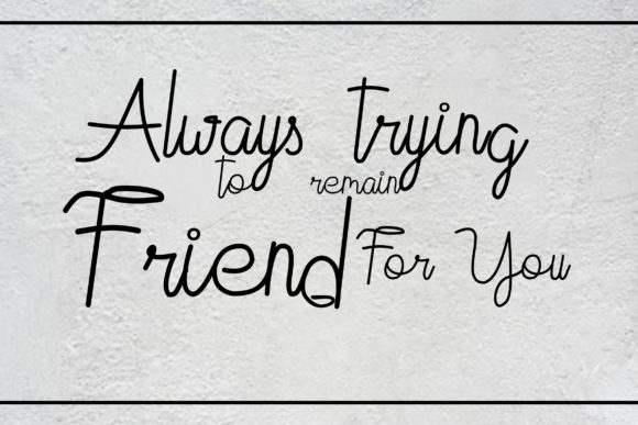 Rafika Font PNG with transparent background - Preview 2