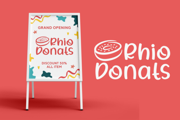 Rhigen Font PNG with transparent background - Preview 2