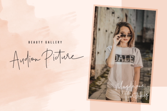 Santiago Pro Font PNG with transparent background - Preview 2