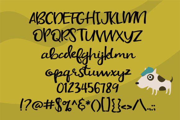 Schatzie Font PNG with transparent background - Preview 1